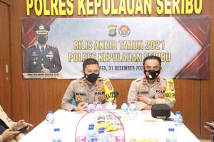 Konferensi Pers Akhir Tahun, Kapolres Kepulauan Seribu AKBP Eko Wahyu Fredian: Kamtibmas Sangat Kondusif