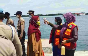 361 Wisatawan Tiba di Pulau Harapan dan Pulau Pramuka Dapat Pengawasan ProKes Ketat Dari Personel Ops Lilin Jaya-2021 Kep Seribu Utara