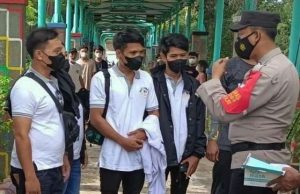 8 Pelanggar ProKes Ditemukan Oleh Tim Ops Yustisi Gabungan Polsek Kep Seribu Selatan di Pulau Untung Jawa
