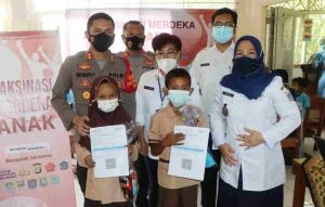 Tinjau Vaksinasi Merdeka Anak di Pulau Tidung, AKBP Eko Wahyu Fredian: Saat Ini 90 Persen Anak di Pulau Tidung Sudah Divaksin COVID-19
