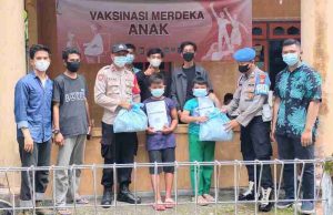 Vaksinasi Anak Usia 6-11 Tahun Di Kepulauan Seribu Selatan, Kapolsek: 97 Persen Anak Sudah Suntik Vaksin COVID-19