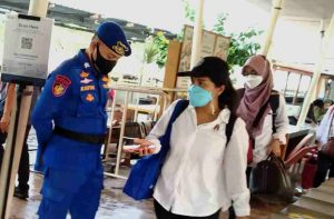 7 Pelanggar ProKes di Pulau Untung Jawa Disanksi Oleh Tim Ops Yustisi Gabungan Polsek Kep Seribu Selatan