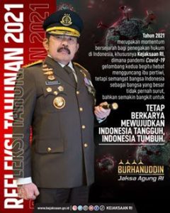 JAKSA AGUNG REPUBLIK INDONESIA MENYAMPAIKAN REFLEKSI AKHIR TAHUN 2021 DAN RENCANA PROGRAM PRIORITAS KEJAKSAAN RI TAHUN 2022