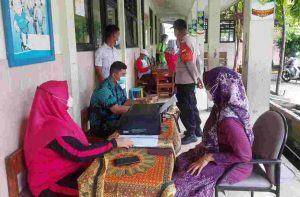 Gelar Suntik Vaksin Anak Usia 6-11 Tahun di 2 Lokasi, Polsek Kep Selatan Terus Maksimalkan Capaian Vaksin