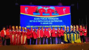Partai Keadilan dan Persatuan Gelar HUT ke-23 Dihadiri Presiden Joko Widodo, Try Sutrisno dan Petinggi Parpol
