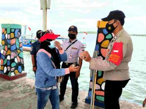 Tiba di Pulau Untung Jawa, 195 Wisatawan Wajib Scan PeduliLindungi dan Terapkan Aturan ProKes