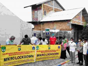 Gelar Simulasi Micro Lockdown, Polsek Kep Seribu Utara Gandeng Stakeholder Setempat