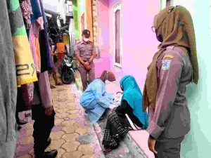 Gelar Testing Swab Antigen Door to Door, Polsek Kep Seribu Utara Terus Cegah Sebaran COVID19