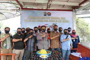 Peringati HPN, Polres Kepulauan Seribu Bersama Insan Pers Adakan Acara Syukuran Secara Sederhana dan Khidmat