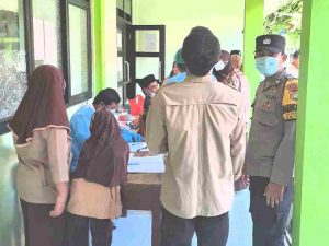 Polsek Kep Seribu Utara Gelar Testing Swab Antigen COVID19 Guru Pengajar Sekolah Dasar di Pulau Pramuka