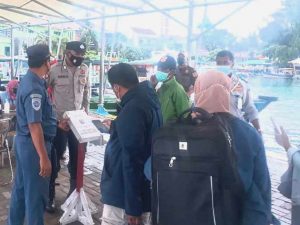 Tiba di Kep Seribu Utara, 95 Penumpang Kapal Diwajibkan Scan Barcode PeduliLindungi