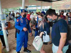 Di Dermaga Marina Ancol, 159 Penumpang Kapal Scan PeduliLindungi Sebelum Berangkat ke Pulau Seribu