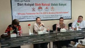 Diskusi Publik: Berbagai Kalangan Tolak Permenaker Nomor 2 Tahun 2022 dan Mendesak Reshuffle Kabinet