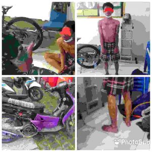 Babinsa Koramil 01/TS Kodim 0503/JB Amankan Satu Pelaku Penjambretan
