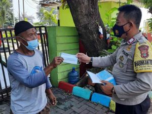 Warga Terus Diimbau Taat ProKes dan Dibagikan 1.000 Masker Oleh Polres Kep Seribu