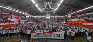 Kerja Nyata Untuk Rakyat, Relawan Banyumas Satu Komando ‘Madep Mantep 2024 Bersama Jokowi’