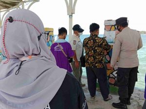 Di Pulau Untung Jawa Kep Seribu Selatan, 156 Wisatawan Scan PeduliLindungi
