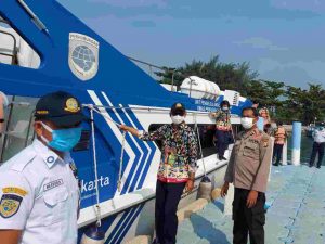 185 Penumpang Kapal Yang Tiba di Kep Seribu Selatan Wajib Taat ProKes dan Jalani Scan PeduliLindungi