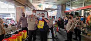 1000 Orang Target Vaksin Ditbinmas Polda Metro Jaya Gelar Vaksinasi di Pasar Tanah Abang Malah Lampaui Target