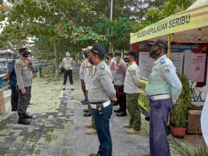 Pospam Ops Ketupat Jaya-2022 di Kep Seribu Utara Giatkan Pengamanan dan wajibkan Warga dan Wisatawan Terapkan ProKes