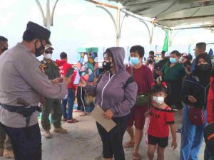 Kunjungan Meningkat, Polsek Kep Seribu Selatan Wajibkan 555 Wisatawan Tiba di Pulau Untung Jawa Taat ProKes