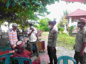 Imbauan Taat ProKes selama di Pulau terus digencarkan Polsek Kep Seribu Selatan kepada Warga dan Wisatawan