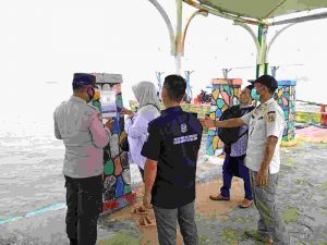312 Wisatawan Berkunjung ke Pulau Untung Jawa Kep Seribu Selatan Scan PeduliLindungi di Dermaga Kedatangan