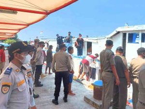 62 Wisatawan Tiba di Pulau Kelapa Kep Seribu Utara diwajibkan Scan PeduliLindungi
