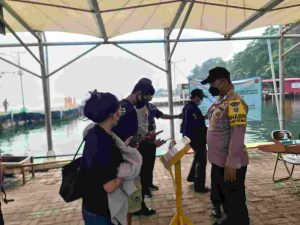 Baru Tiba di Pulau Pramuka Kep Seribu Utara, 123 Wisatawan diwajibkan Scan PeduliLindungi