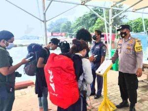 171 Penumpang Kapal Tiba di Wilayah Kep Seribu Utara Diwajibkan Taat ProKes Selama Berada di Pulau