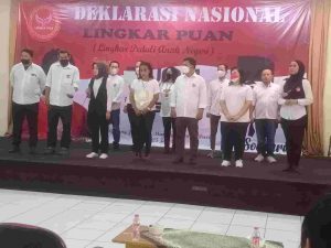 Ketum Andre M. Pelawi Lantik Kencana Wulan dan Jajaran Pimpin DPD DKI Lingkar Puan