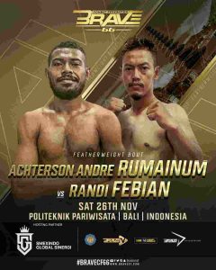 Talenta Indonesia Kuasai Panggung Global, BRAVE Combat Federation ke 66 Diselenggarakan di Bali