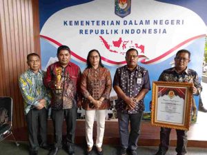 Kabupaten Sorong Raih Juara 3 Kategori Inovasi Daerah Tertinggal, Sekda Cliff Agus Japsenang : Bukti Kabupaten Sorong Terus Berinovasi