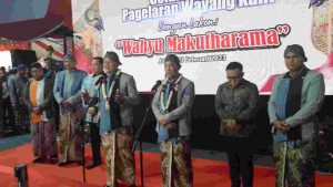 Kepolisian Republik Indonesia Bersama TNI Gelar Pagelaran Budaya Wayang Kulit