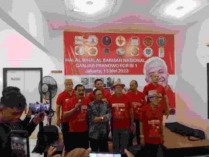 Barisan Nasional Adakan Acara Halal Bihalal Ganjar Pranowo For RI 1 Di Jakarta