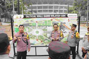 2600 Personil Gabungan di terjunkan oleh Polda Metro Jaya untuk amankan Pendaftaran Capres Prabowo Subianto dan Cawapres Gibran Rakabuming Raka
