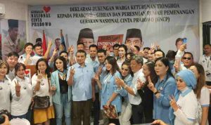 DEKLARASI DUKUNGAN WARGA KETURUNAN TIONGHOA KEPADA CAPRES CAWAPRES PRABOWO – GIBRAN DAN PERESMIAN RUMAH PEMENANGAN GERAKAN NASIONAL CINTA PRABOWO (GNCP)