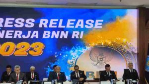 Badan Narkotika Nasional (BNN) Selenggarakan Acara  Press Release Kinerja BNN RI 2023 Di Jakarta