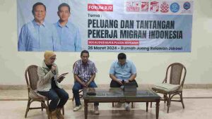 Forum RJ2 Selenggarakan Diskusi Dengan Tema ” Peluang Dan Tantangan Pekerja Migran Indonesia “
