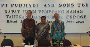 PT. Pudjiadi and Sons, Tbk Selenggarakan Paparan Publik Tahunan (Public Expose) 2024 Di Jakarta