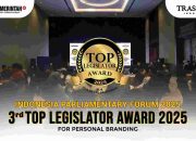 TOP Legislator Award 2025 Digelar SuaraPemerintah.ID, Ini Daftar Penerima Penghargaan