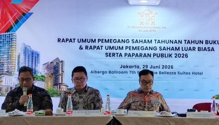 PT. Perdana Gapura Prima Gelar RUPS Tahunan 2026 Dan RUPS Luar Biasa Serta Paparan Publik 2026 Di Jakarta