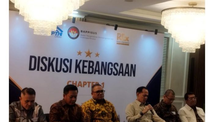(BAPPISUS) Republik Indonesia Bersama Majelis Rektor Perguruan Tinggi Negeri Indonesia dan Forum Rektor Indonesia Gelar Diskusi Kebangsaan Chapter 1 di BRILiaN Club, Jakarta