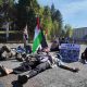 Aktivis Muda Tiduran di Jalan Pasar Unpad dan Rektorat Dalam Aksi Palestina