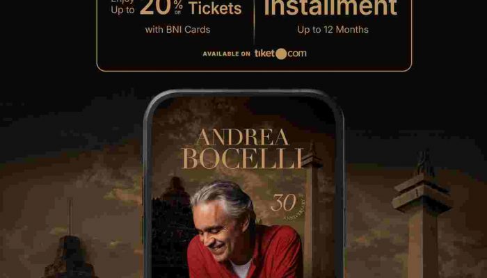 BNI Hadirkan Akses Eksklusif Menikmati Andrea Bocelli “Romanza” di Indonesia