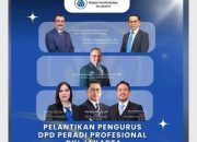 PERADI Profesional DKI Jakarta Lantik Jajaran Pengurus Baru Periode 2026 – 2031 Di Jakarta