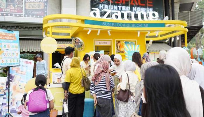 Sun Block di Blok M – Kolaborasi Azarine X Nailoong Peluncuran Inovasi Juaranya Sunscreen