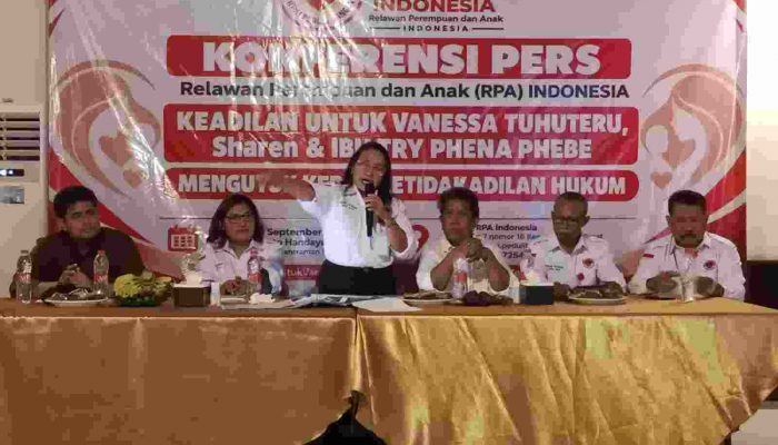 RPA INDONESIA MINTA KOMISI III DPR DAN PROPAM KAWAL KASUS VANESSA TUHUTERU, TEGASKAN HAK PENDIDIKAN SHAREN DAN KEJELASAN FINANSIAL RP500 JUTA