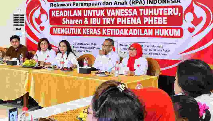 RPA INDONESIA TETAP KAWAL KRIMINALISASI VANESSA TUHUTERU, DESAK KOMISI III DAN PENGAWASAN TERBUKA DI MABES POLRI